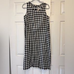 Soham Dave Buffalo Plaid Gingham Midi Shift Dress